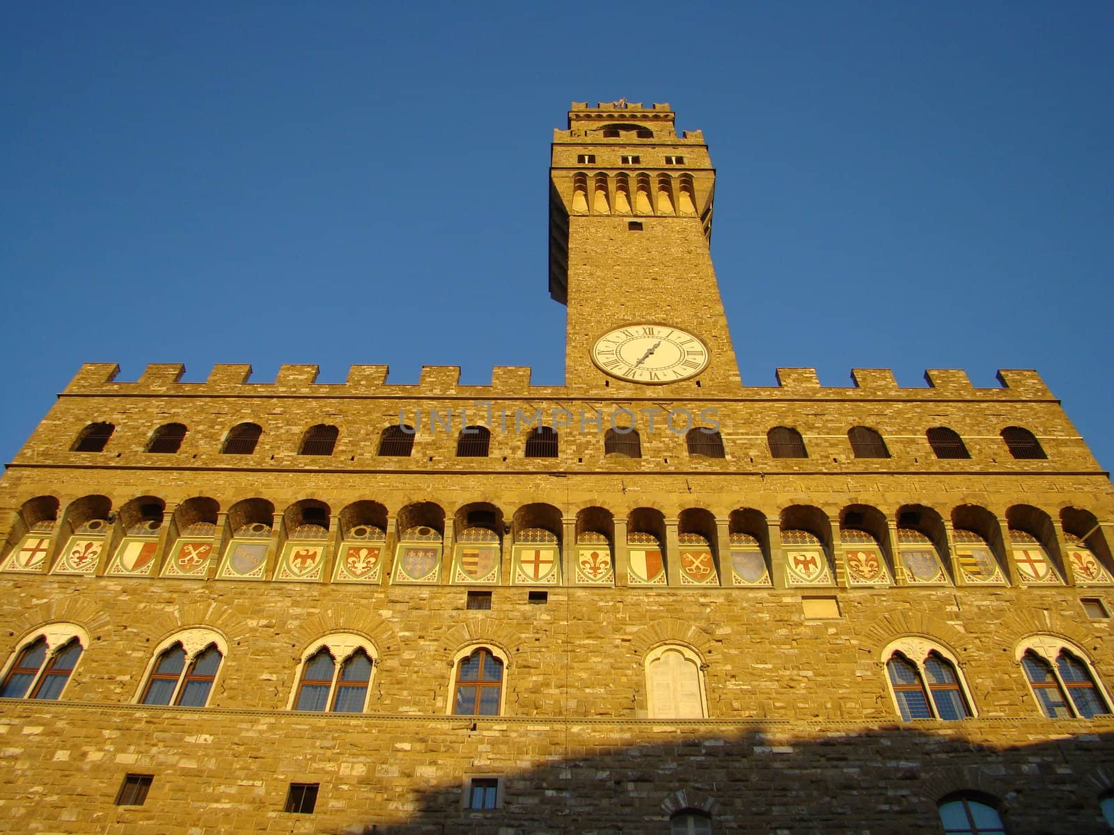 The Palazzo Vecchio in Florence, Tuscany, Italy.