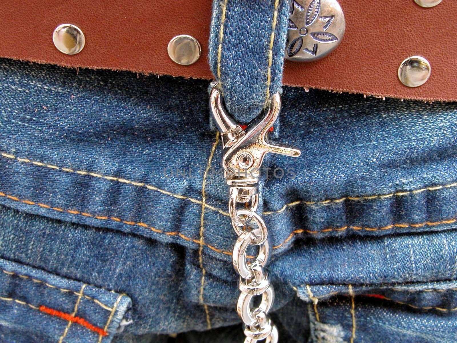  Blue jeans detail         