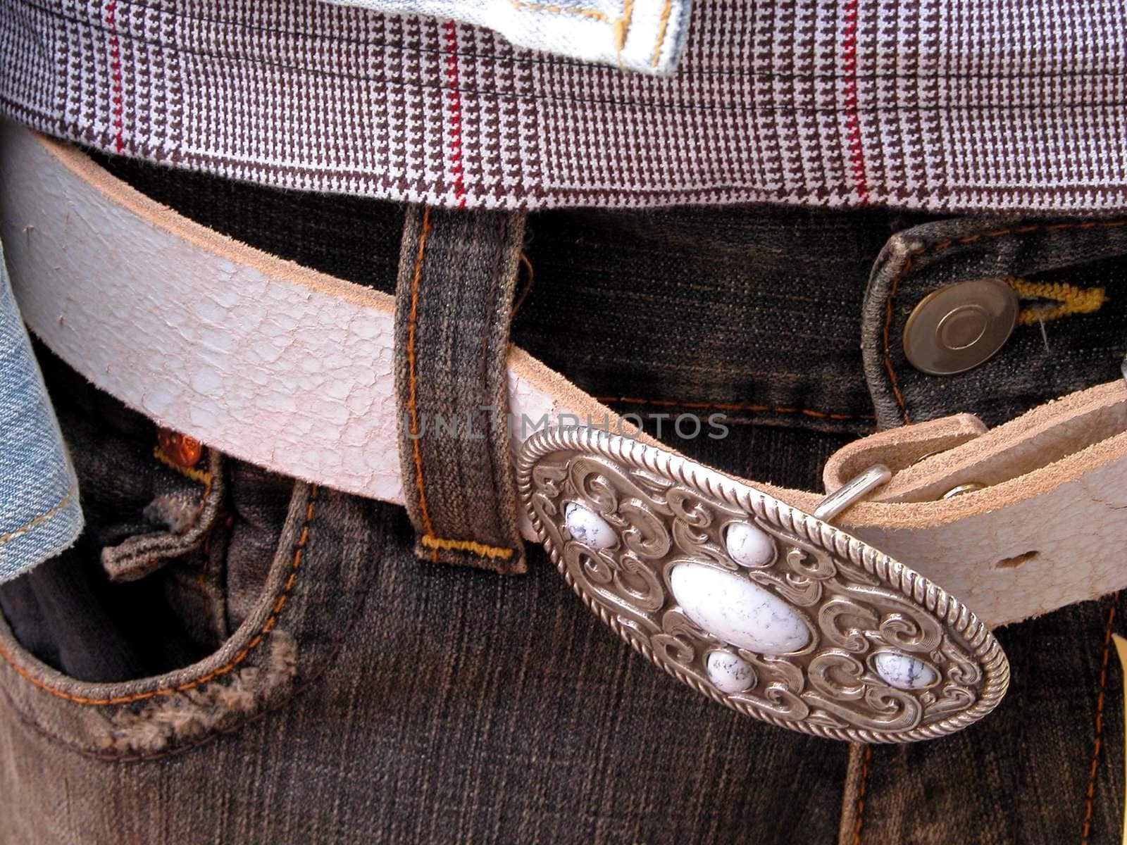 Jeans belt-detail          