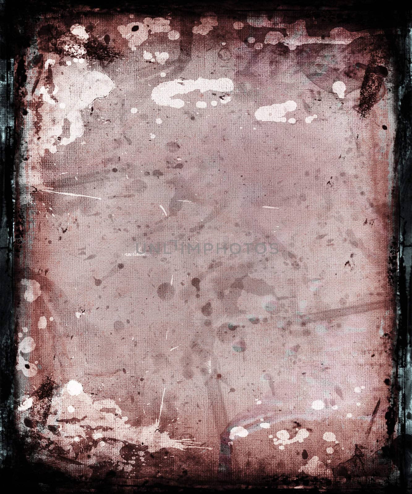 Grunge background with splats and drips