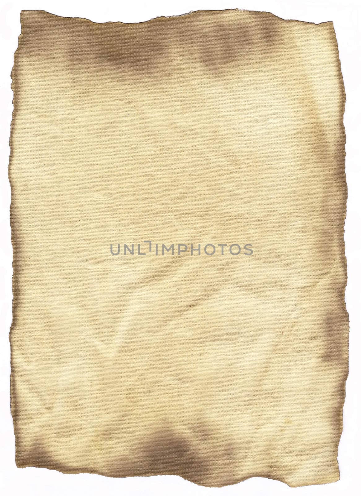 Background of old burnt paper