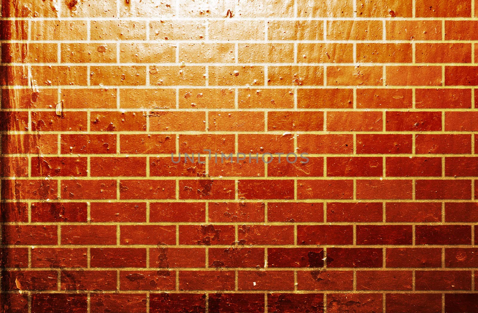 Grunge style brick wall