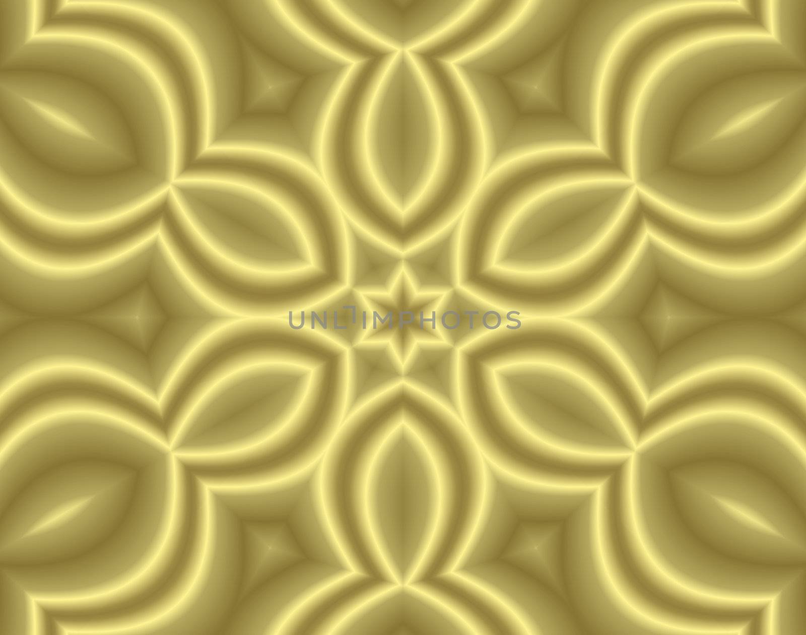metallic background tile that looks like a flower or sun