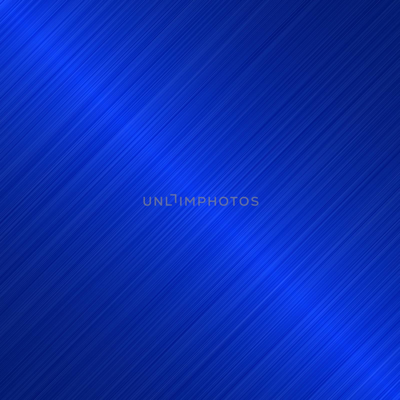 brushed blue metallic background with diagonal highlight