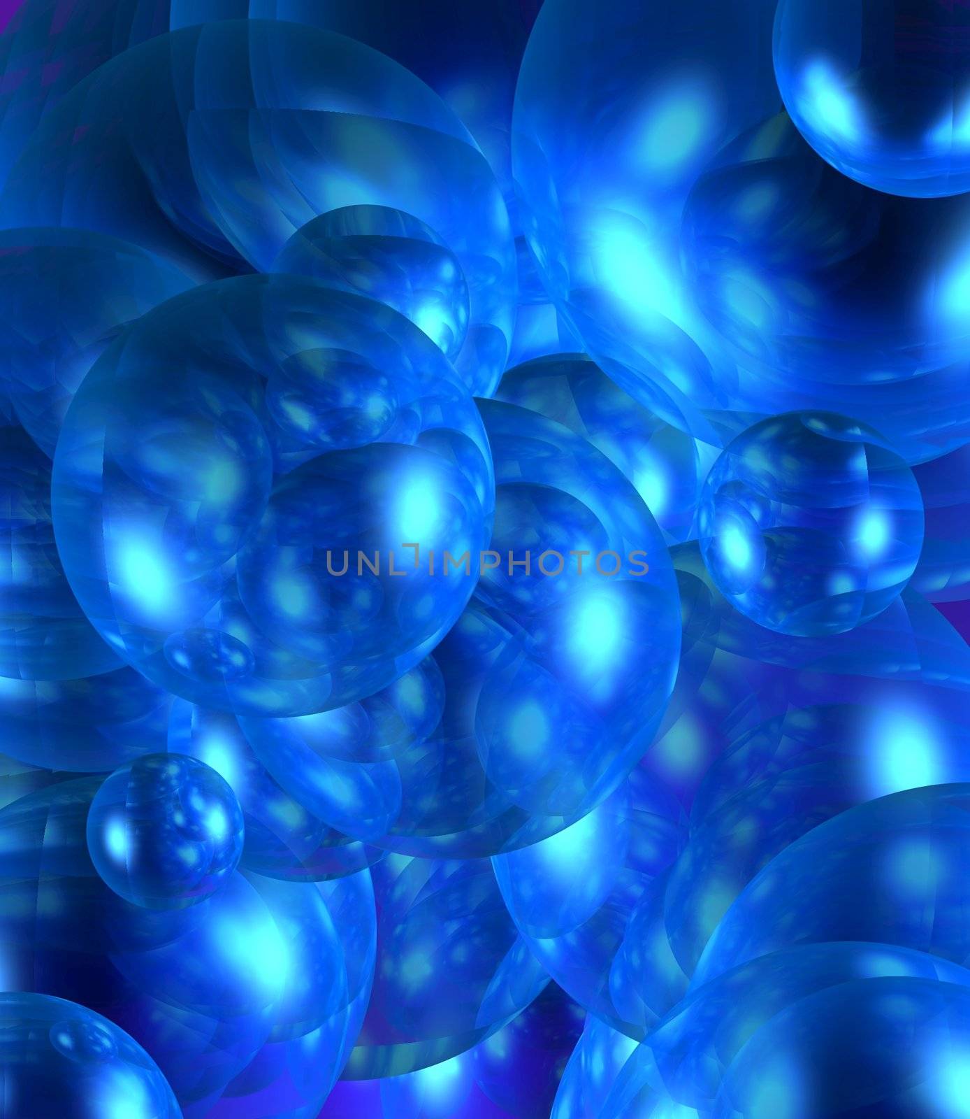  blue baubles by hospitalera