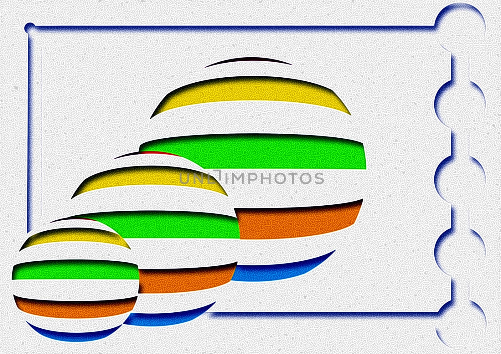 abstract image of textured illustration with balls 