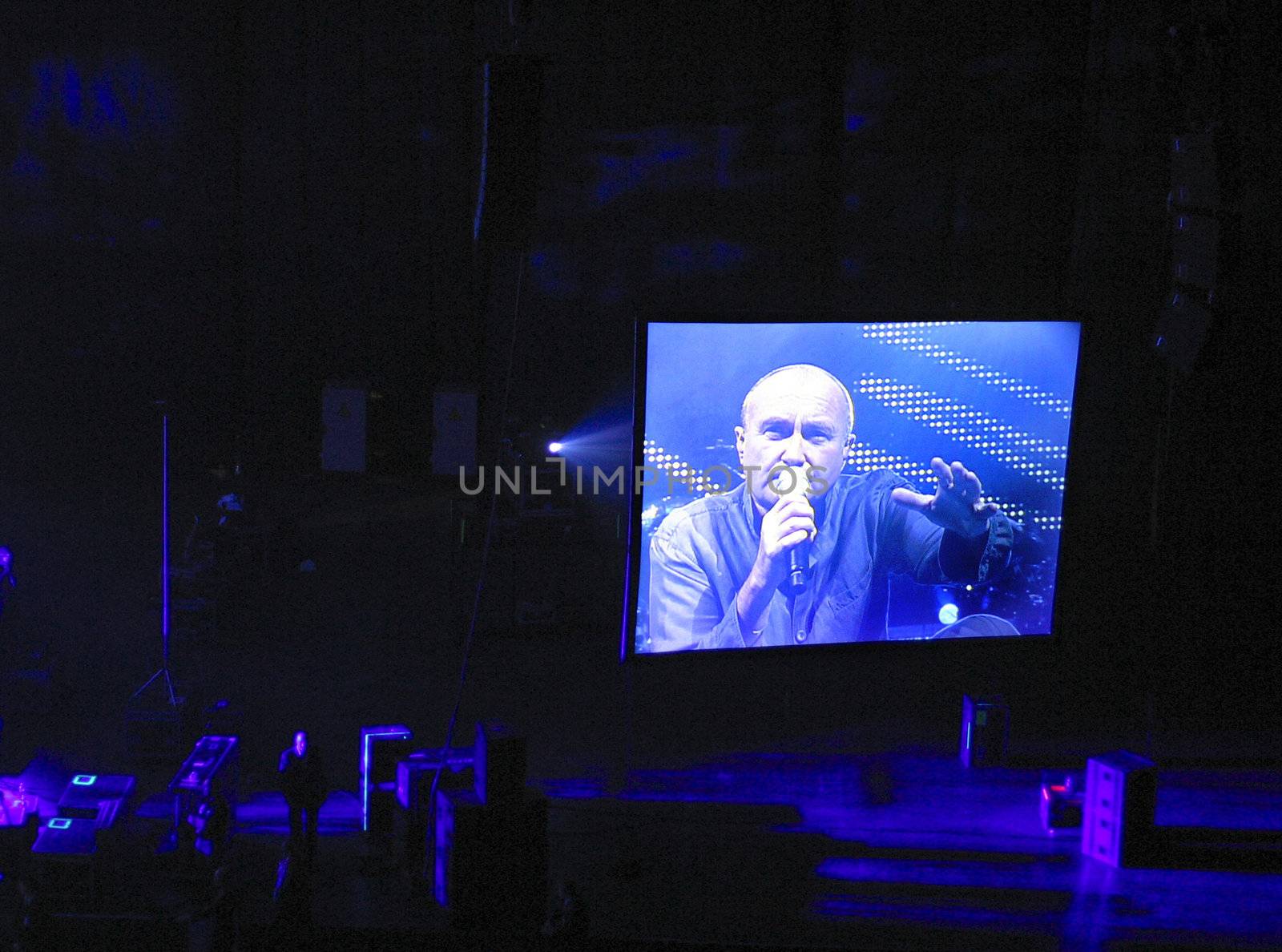 Last performances Phil Collins in Moscow