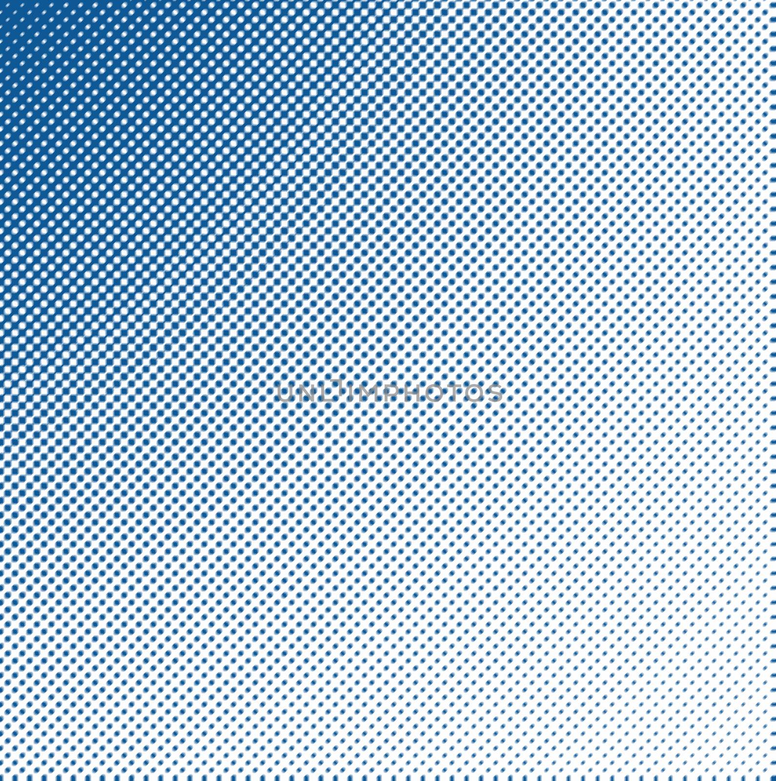 Dark halftone blue pattern with little dots 