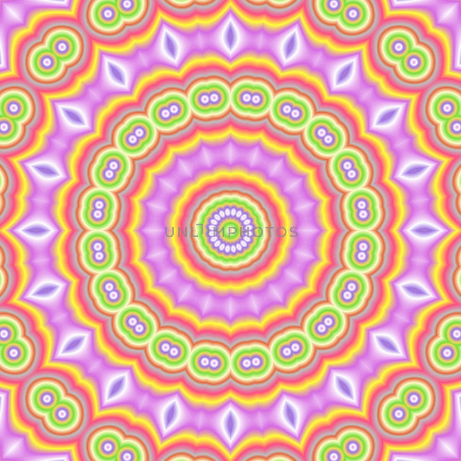 kaleidoscopic popart colors