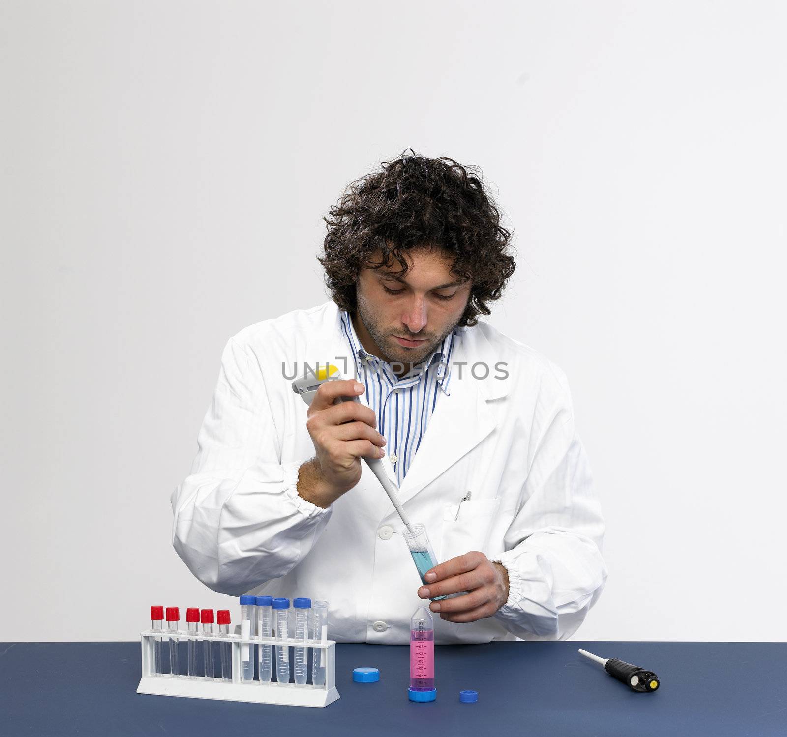 Scientist working in a laboratory 