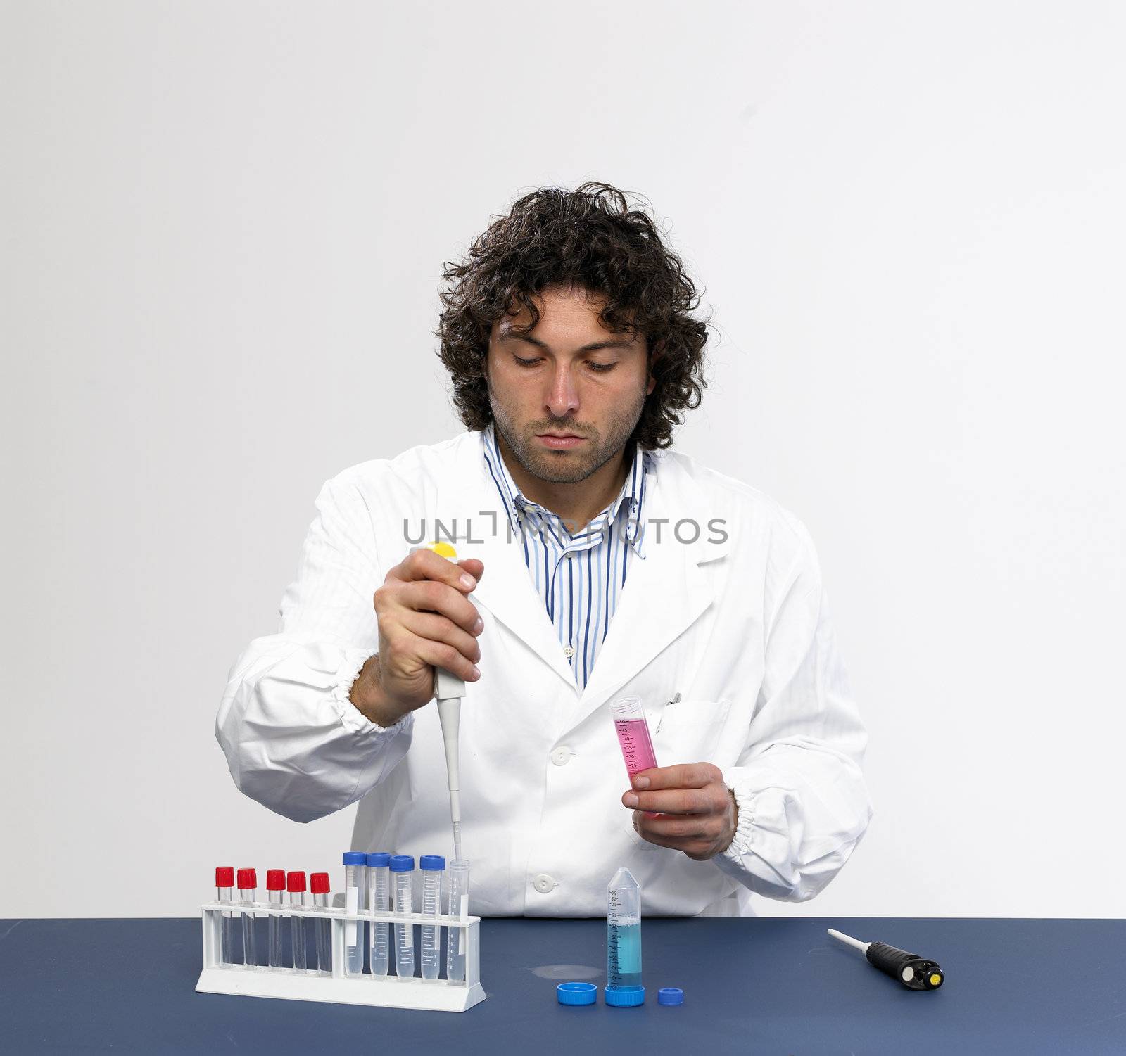 Scientist working in a laboratory 