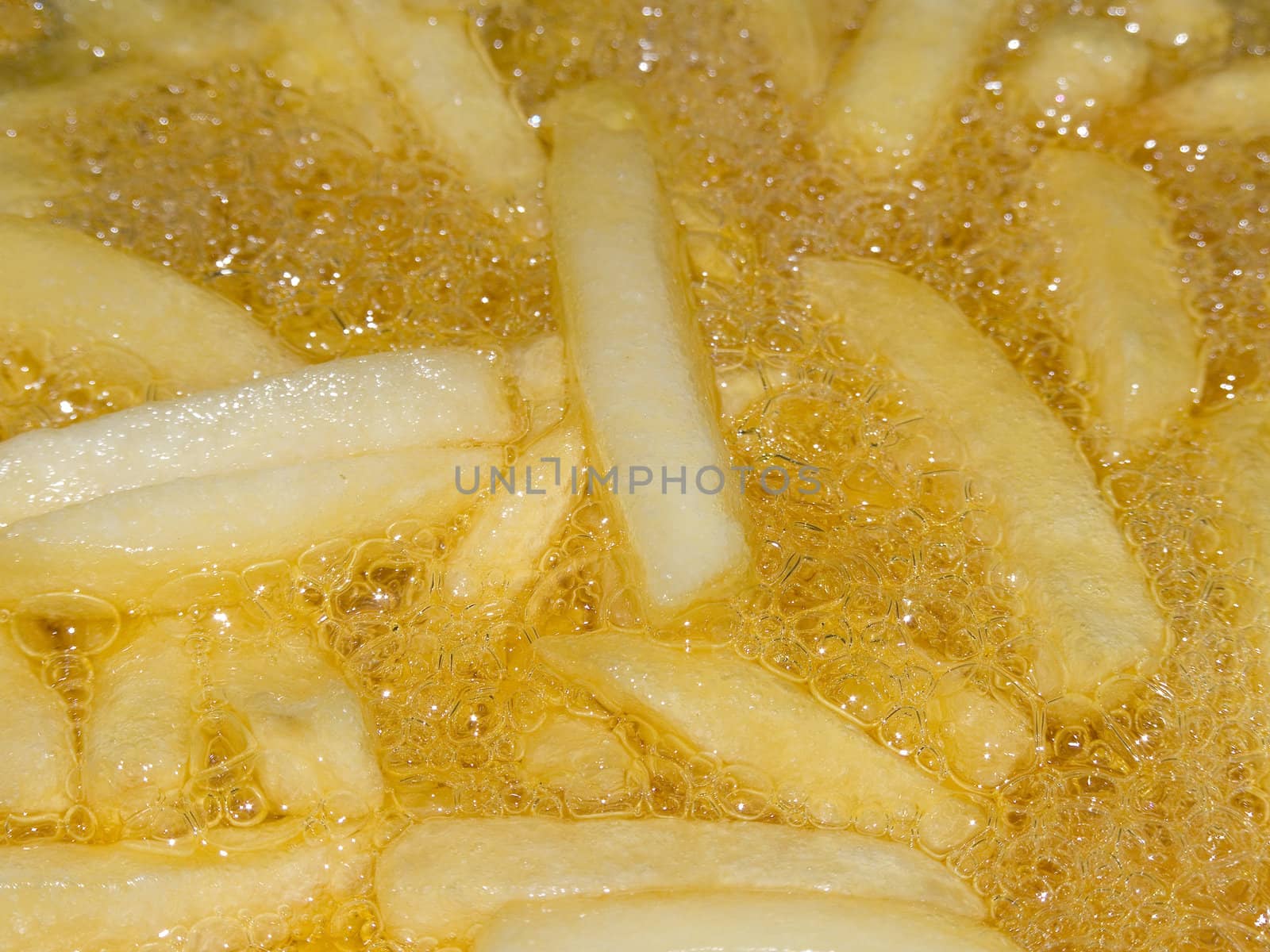 Close-up on some french fries