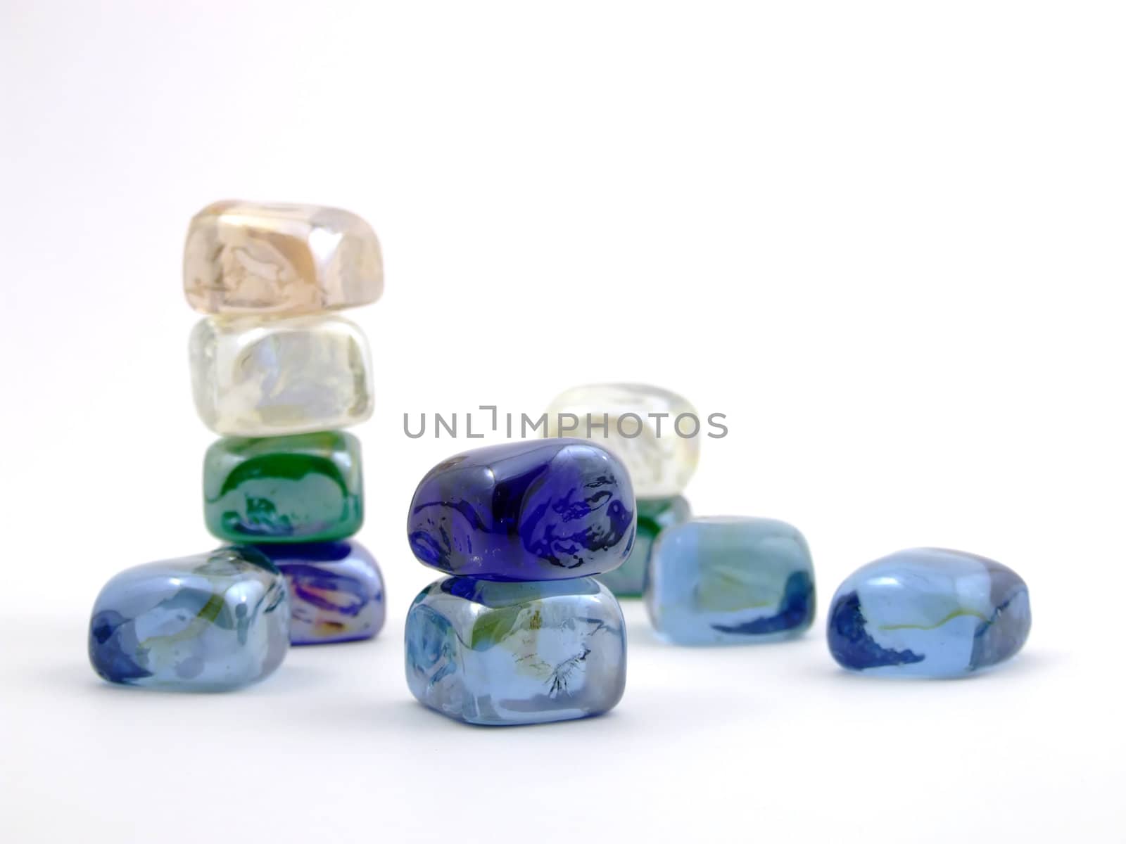 Colorful Glass Stone Background