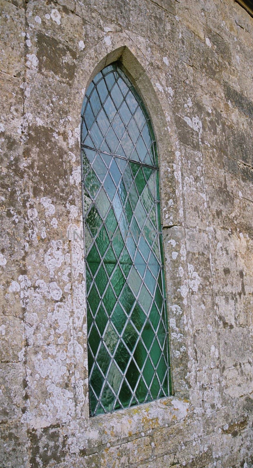 old church window