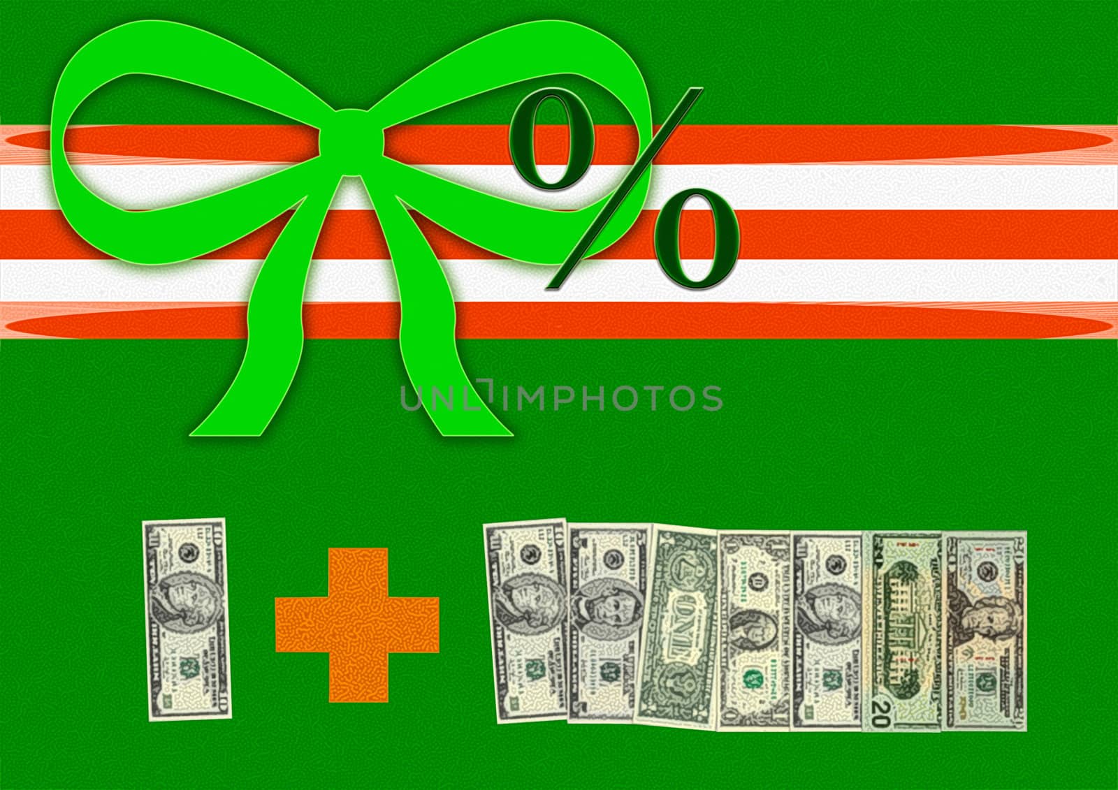 abstract creative symbolic image of the proper use of money
