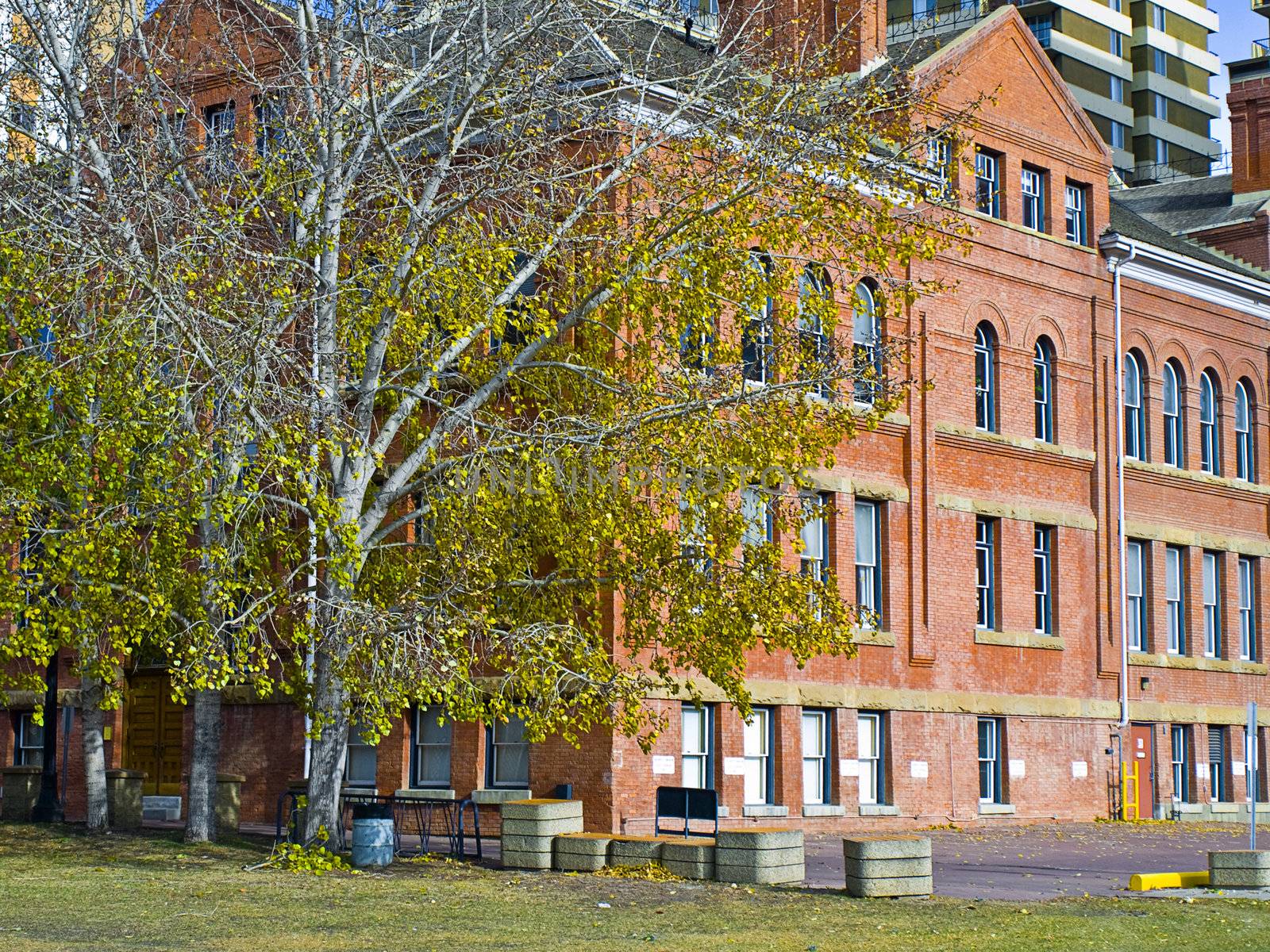 A historic school in Edmonton, Alberta, Canada.