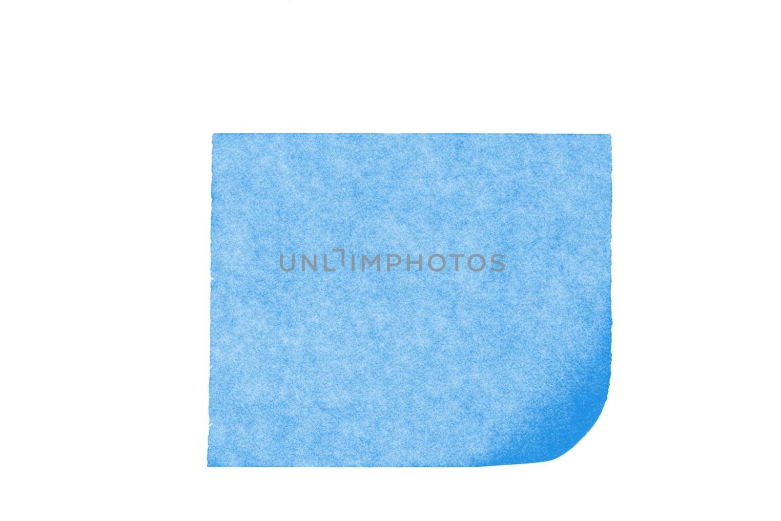 isolated blank color paper post it or postit where you can write or edit easily