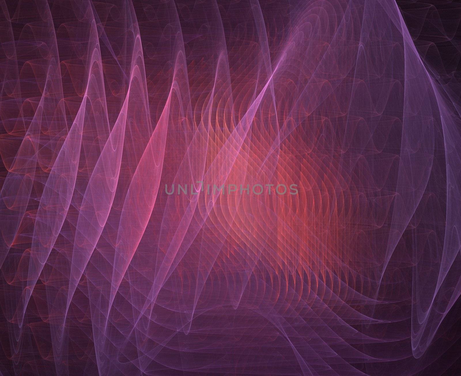 pink and red wavy fractal background