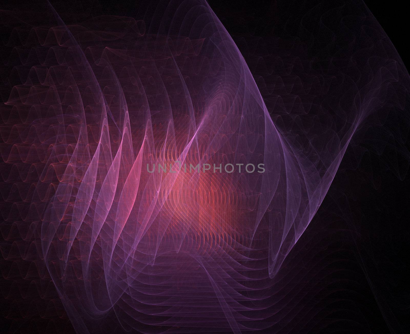 pink and red wavy fractal background