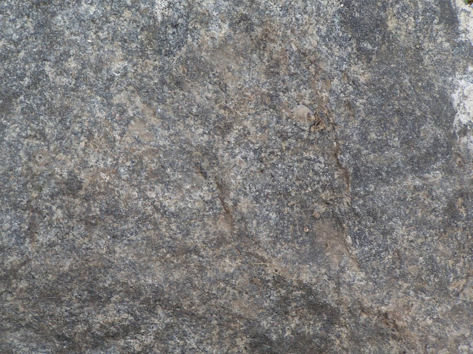 Close up of the grey granite texture.