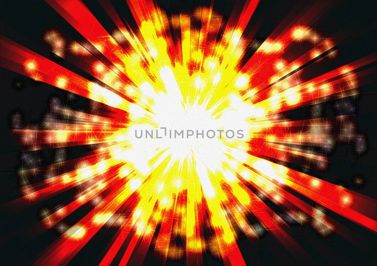abstract image of the bright creative background, with light and flash
