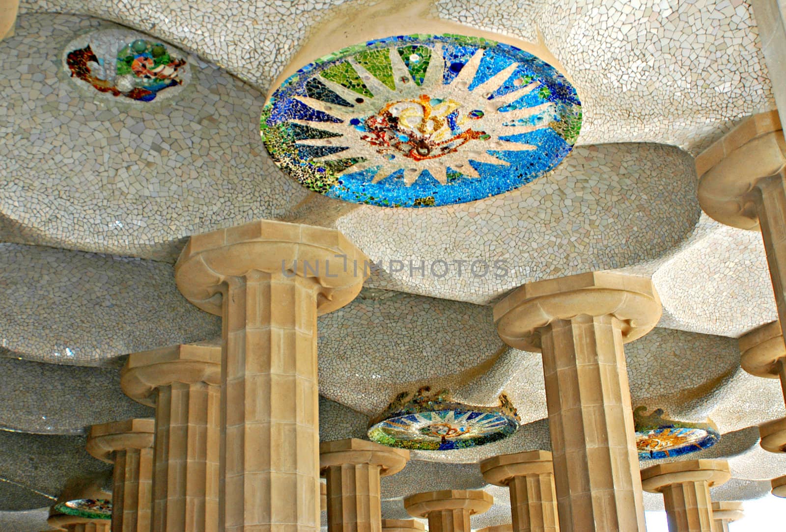 Details from Parc Guell, Barcelona ,Spain