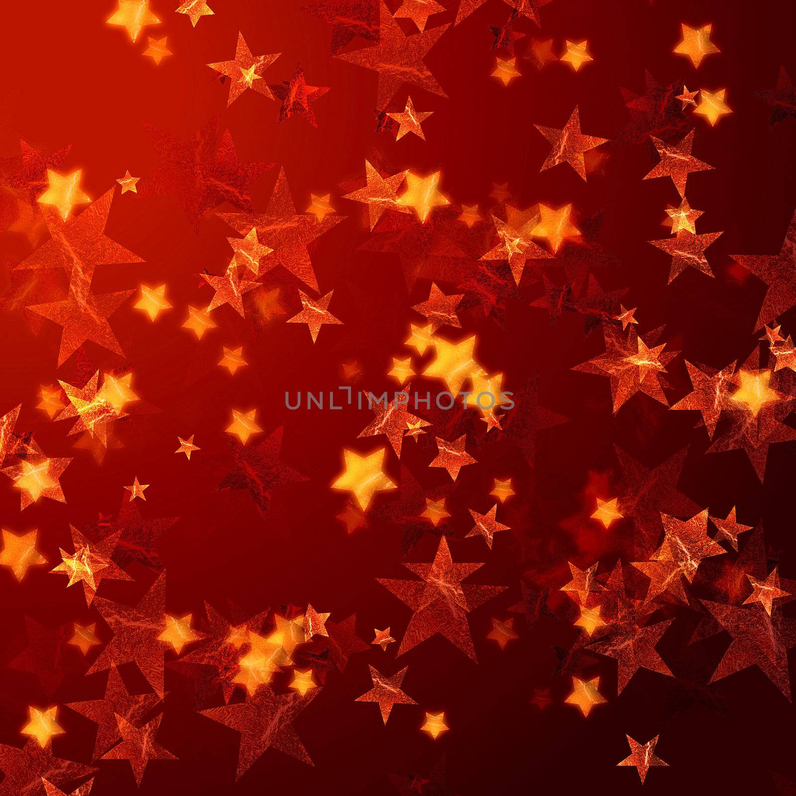 golden red stars background by marinini