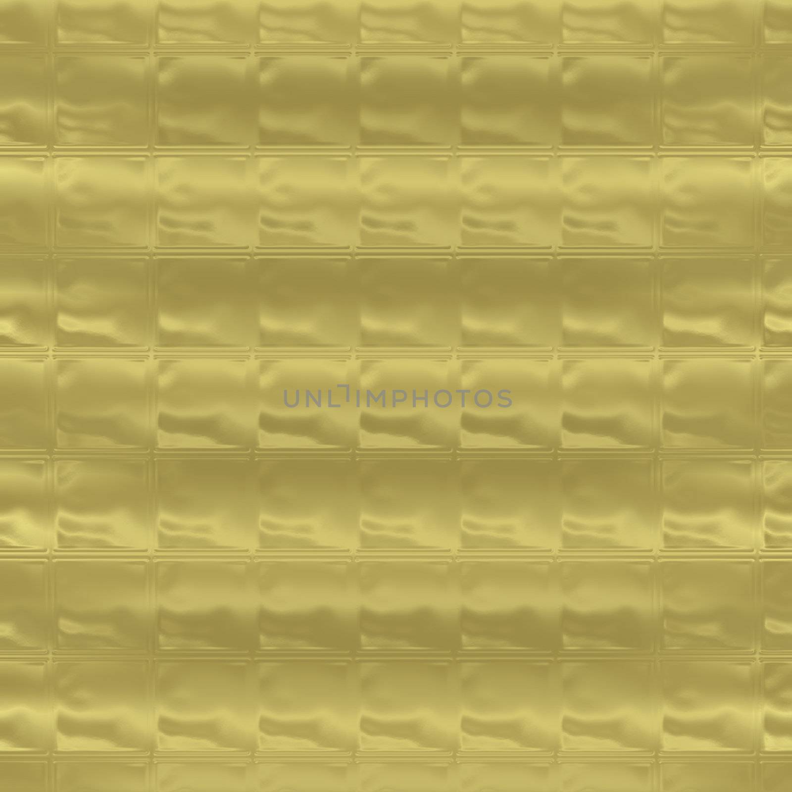 golden background tile with glass block look