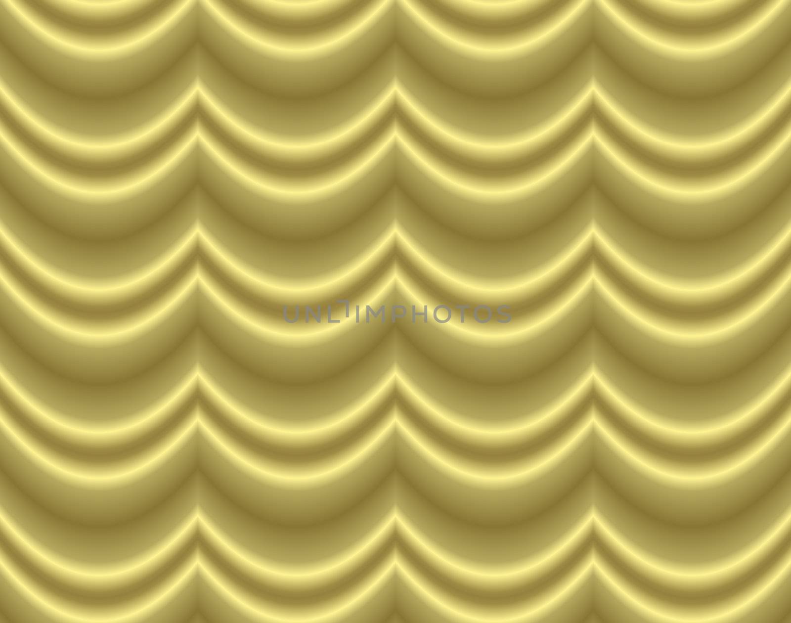 golden background tile with waves, wavy pattern