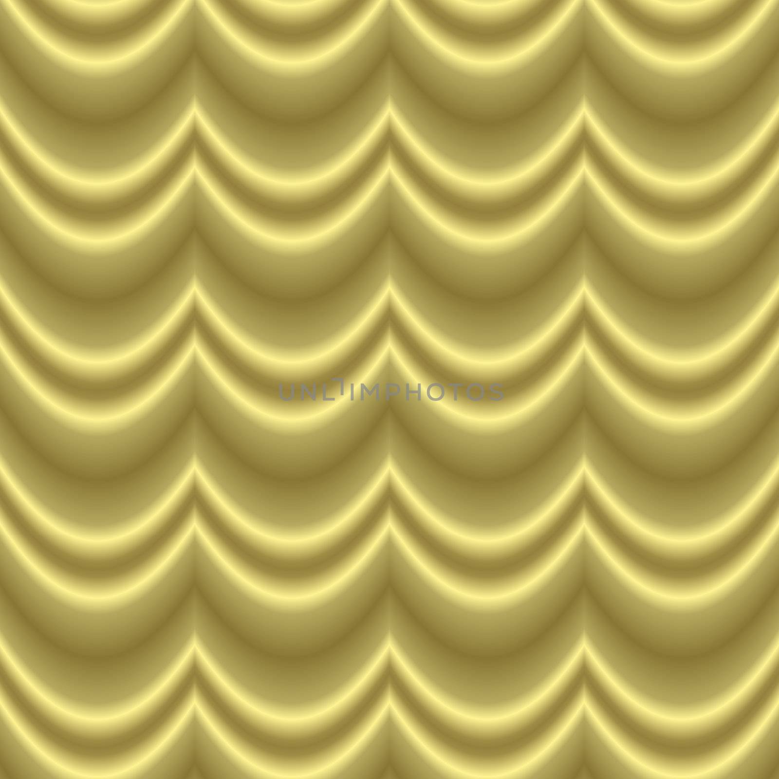 golden background tile with waves, wavy pattern