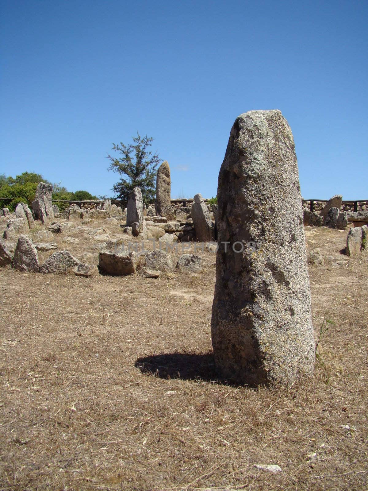 Li Muri Stone circles in Sardinia, Italy