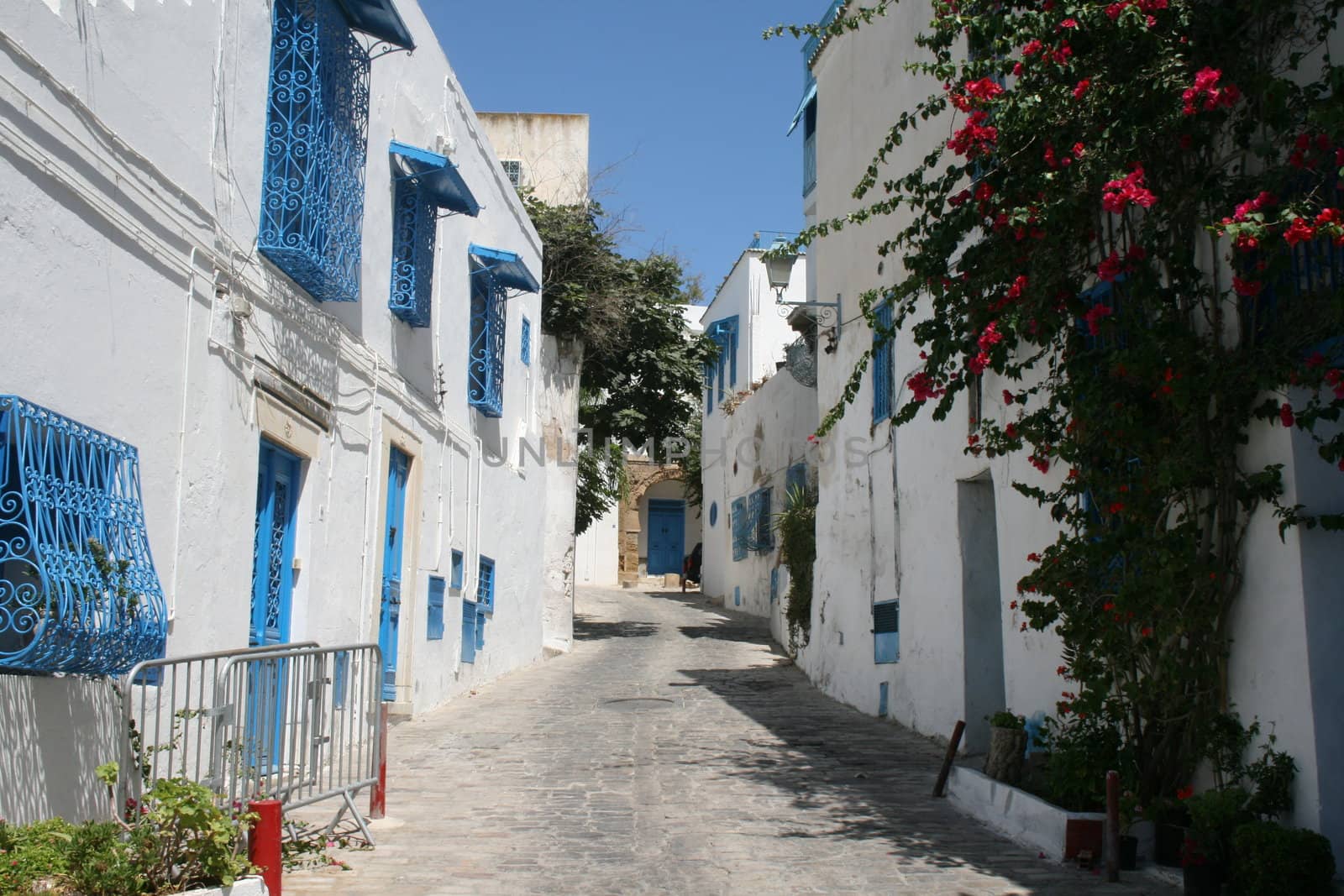The town od Sidi bou Said in Tunisia
