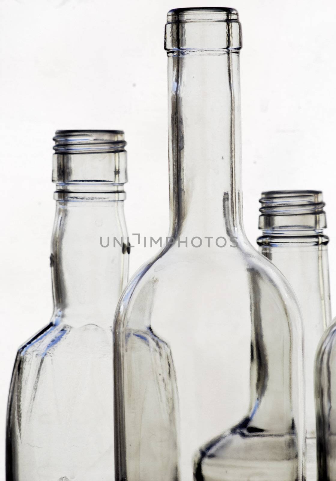 picture of glass bottles