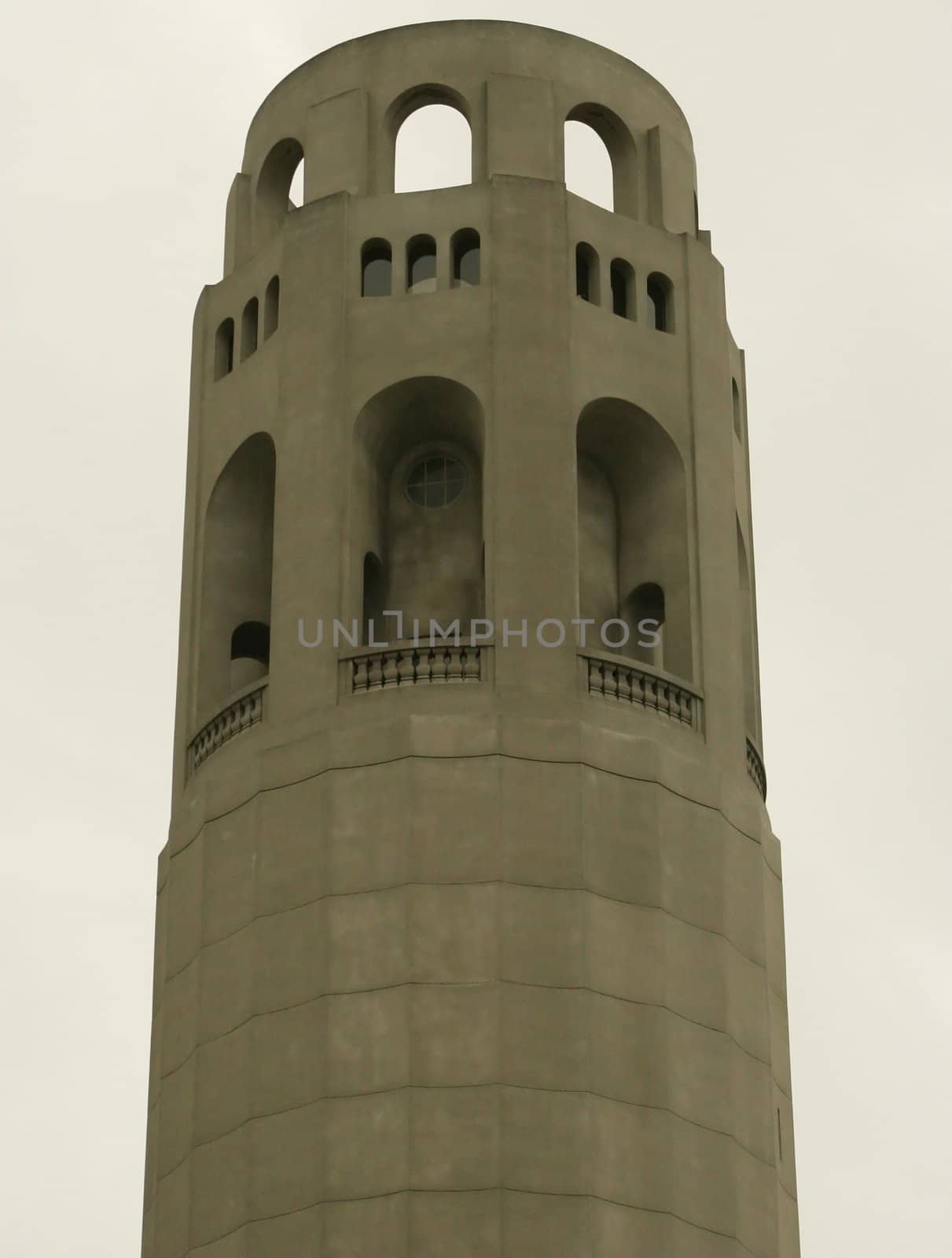 Coit Tower,  Famous Landmark in San Francisco, California