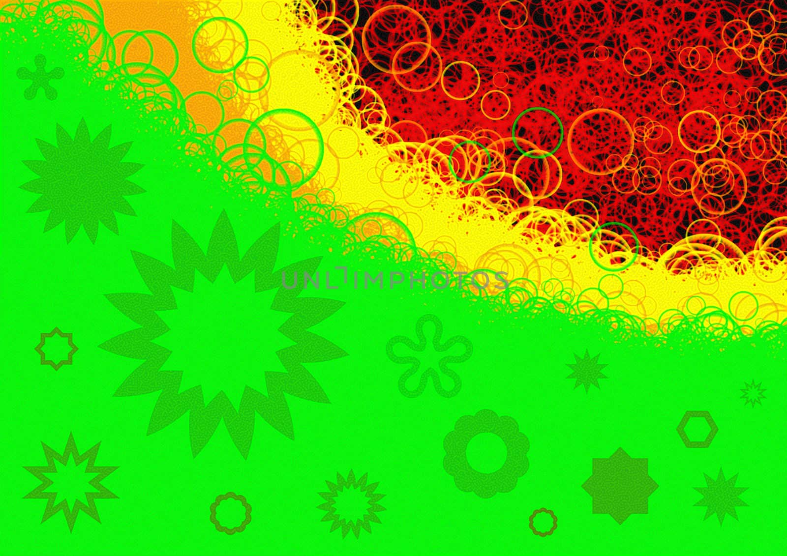 abstract creative symbolic image foaming backgrounds and different forms