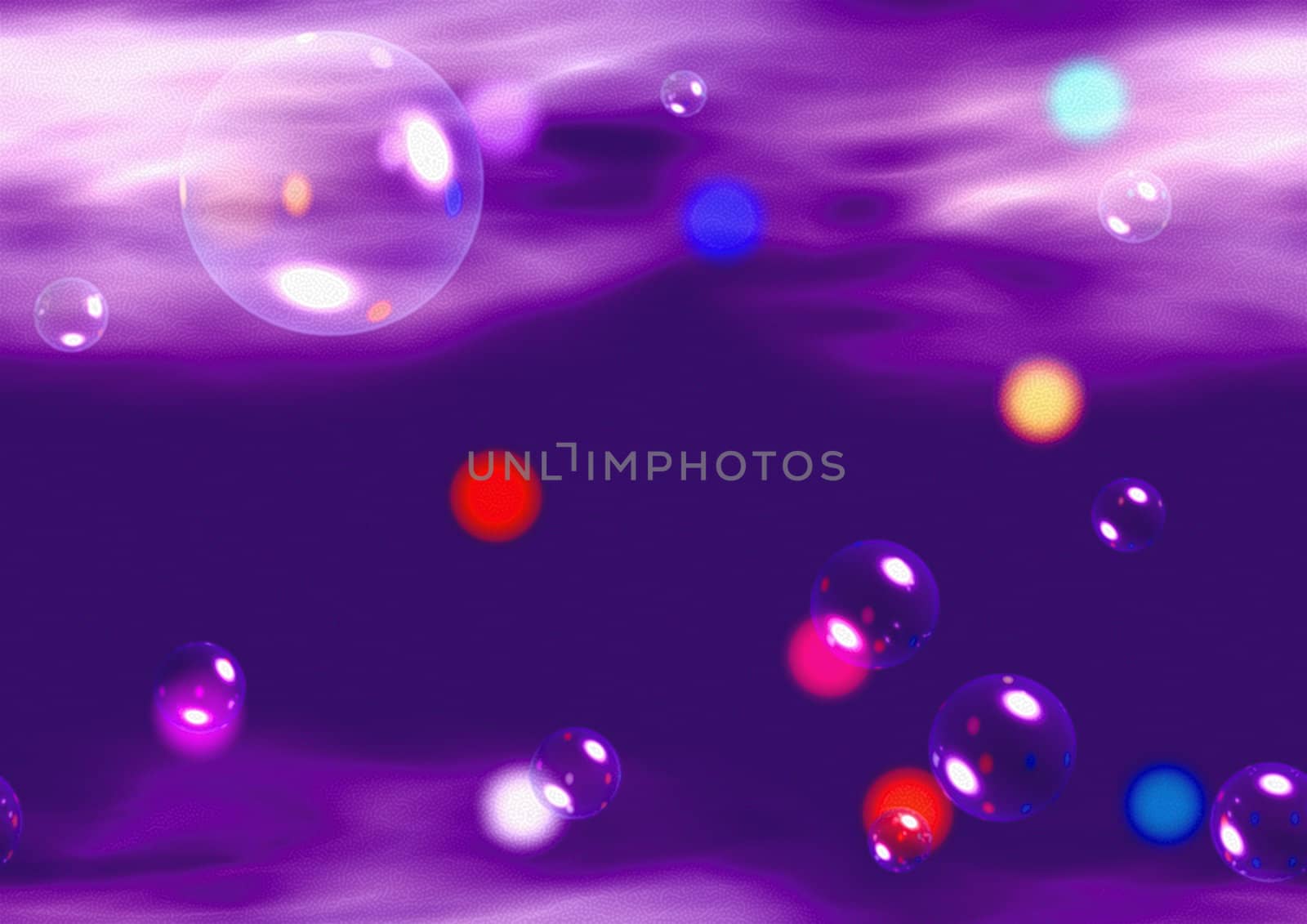 abstract creative symbolic image transparent bubbles in the sky
