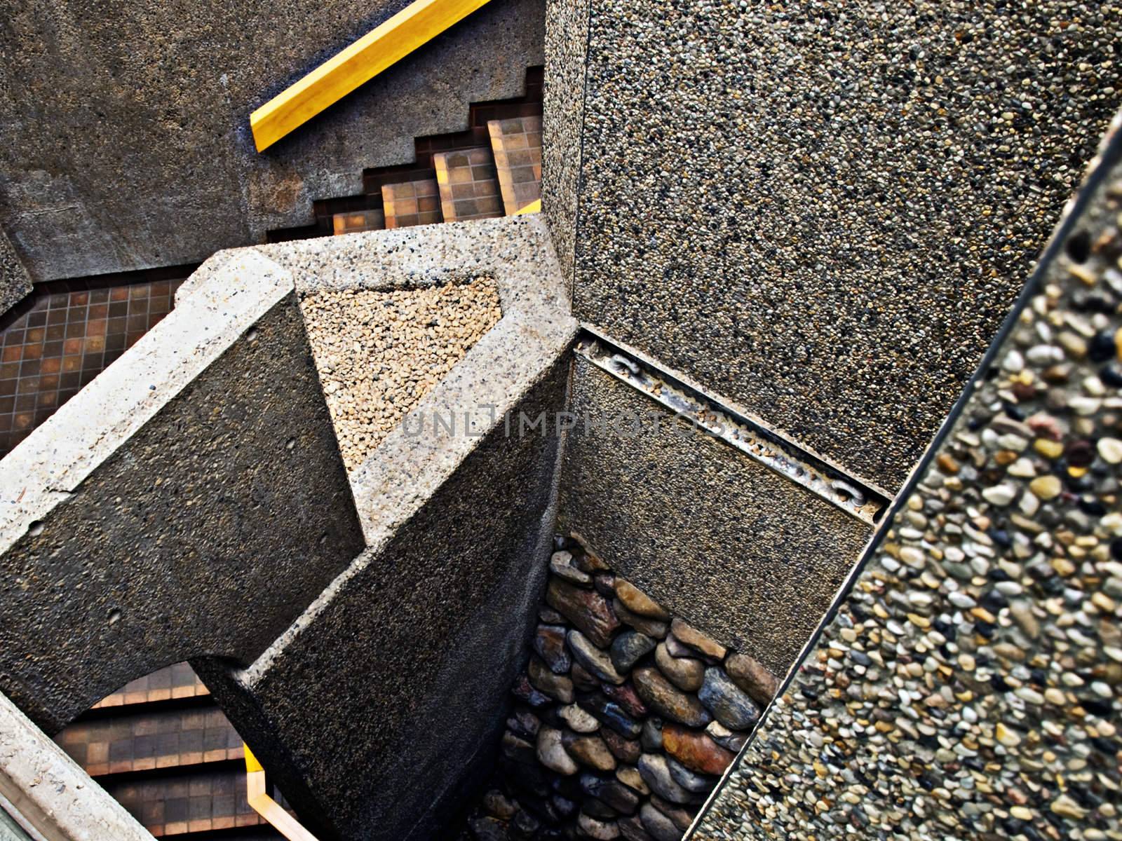 Stairs and Geometry Abstract by watamyr
