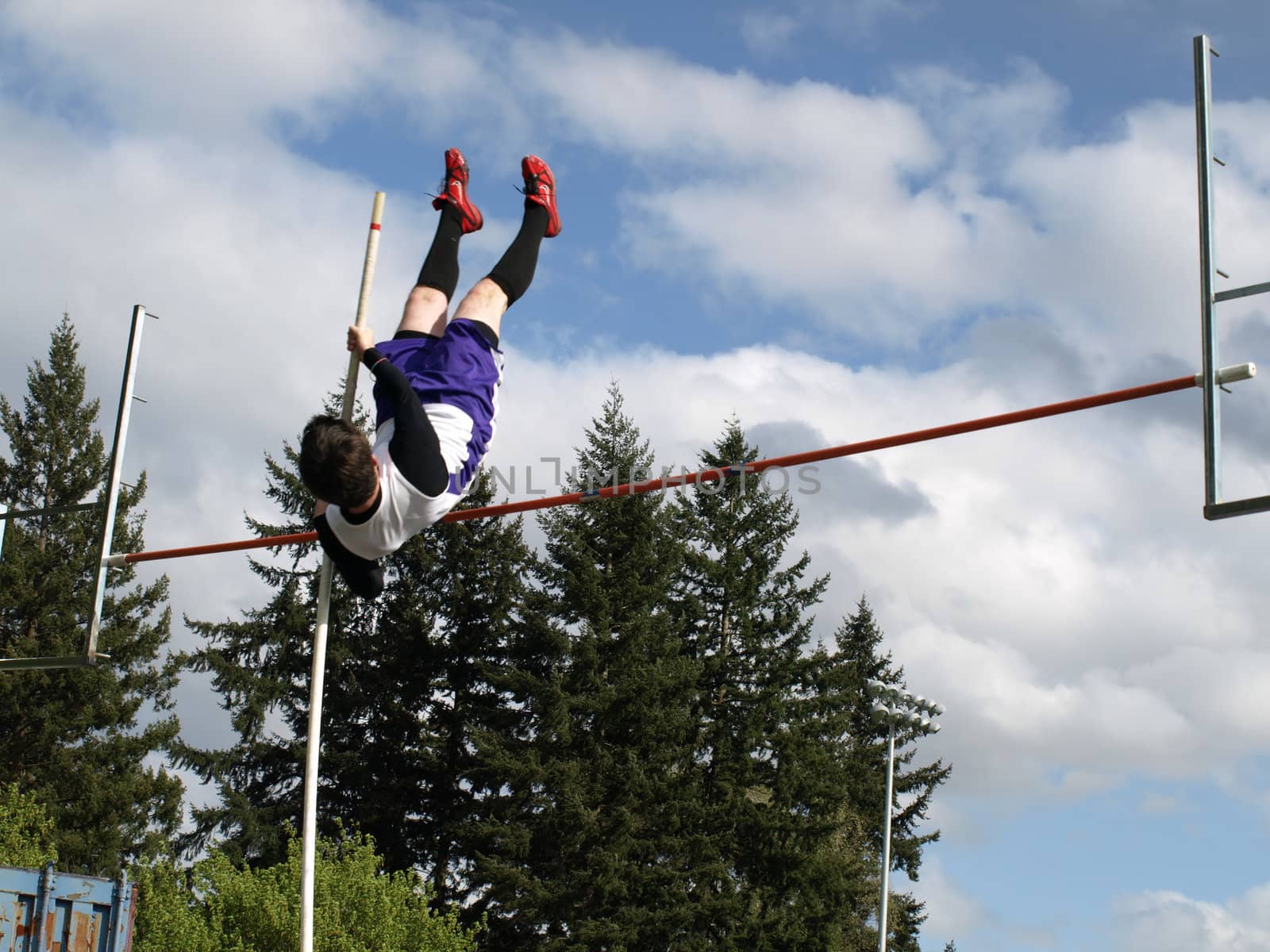 Local Track and Field Event between rivals Columbia River High School and visiting team Hudson’s Bay High School in Vancouver, Washington on 5/5/09.