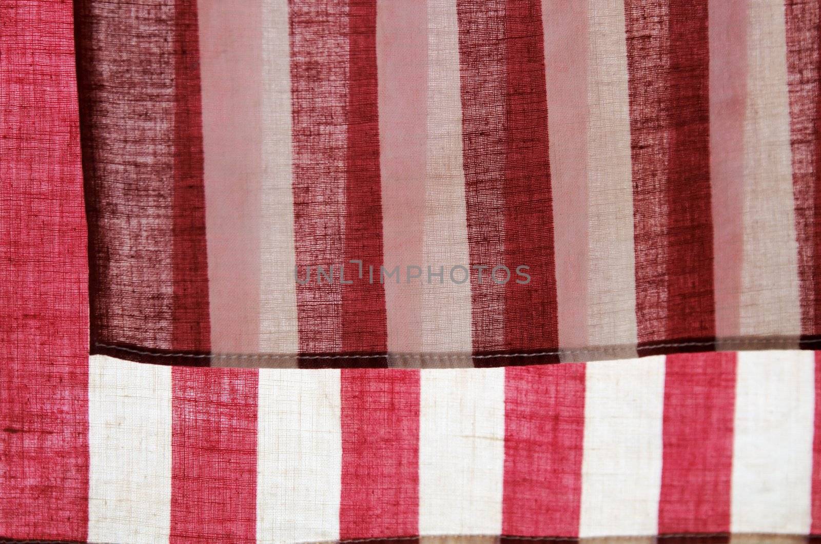 red and white stripes of two American flags by nebari