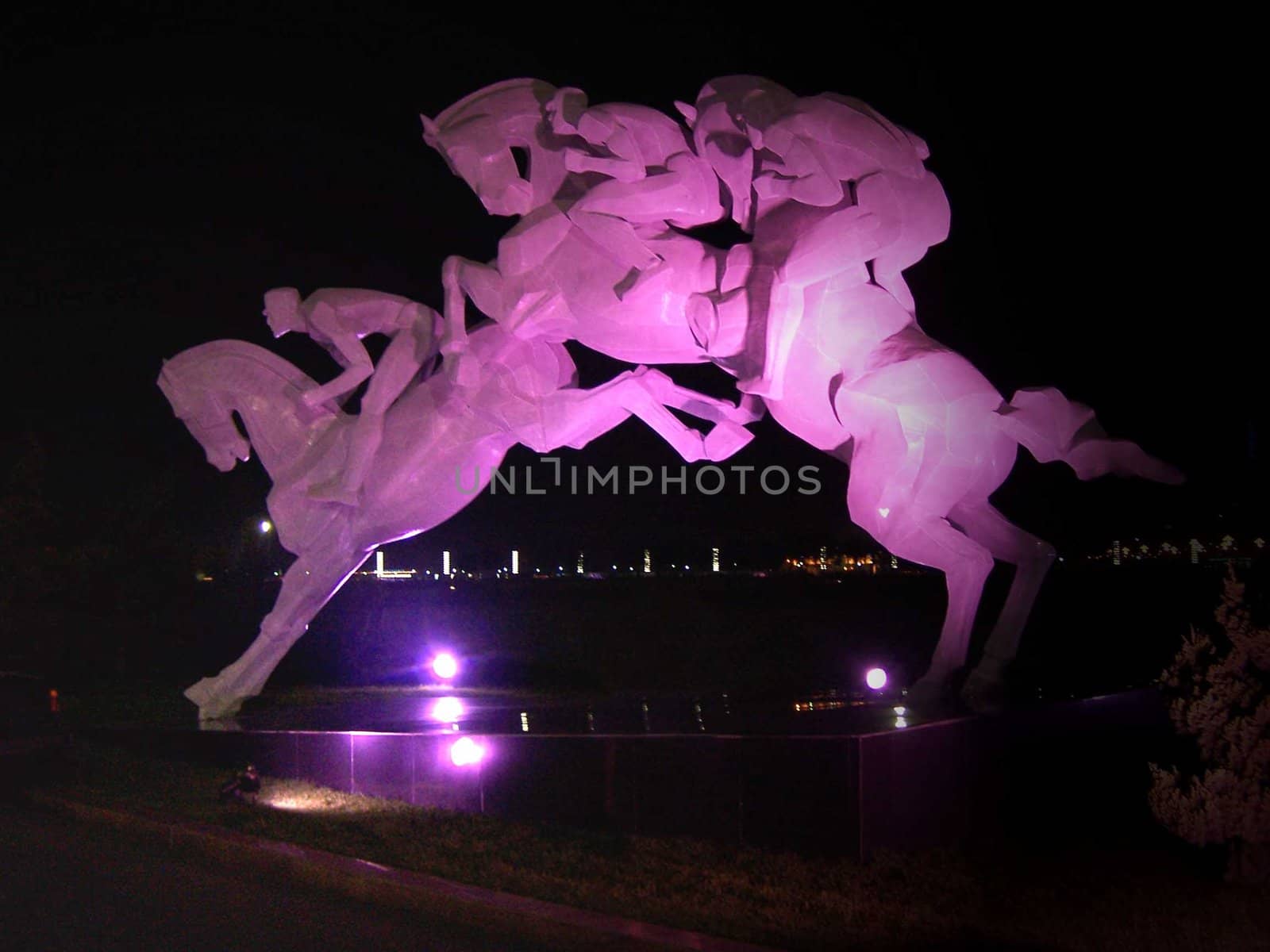 The monument is established in honour of Olympic games in China