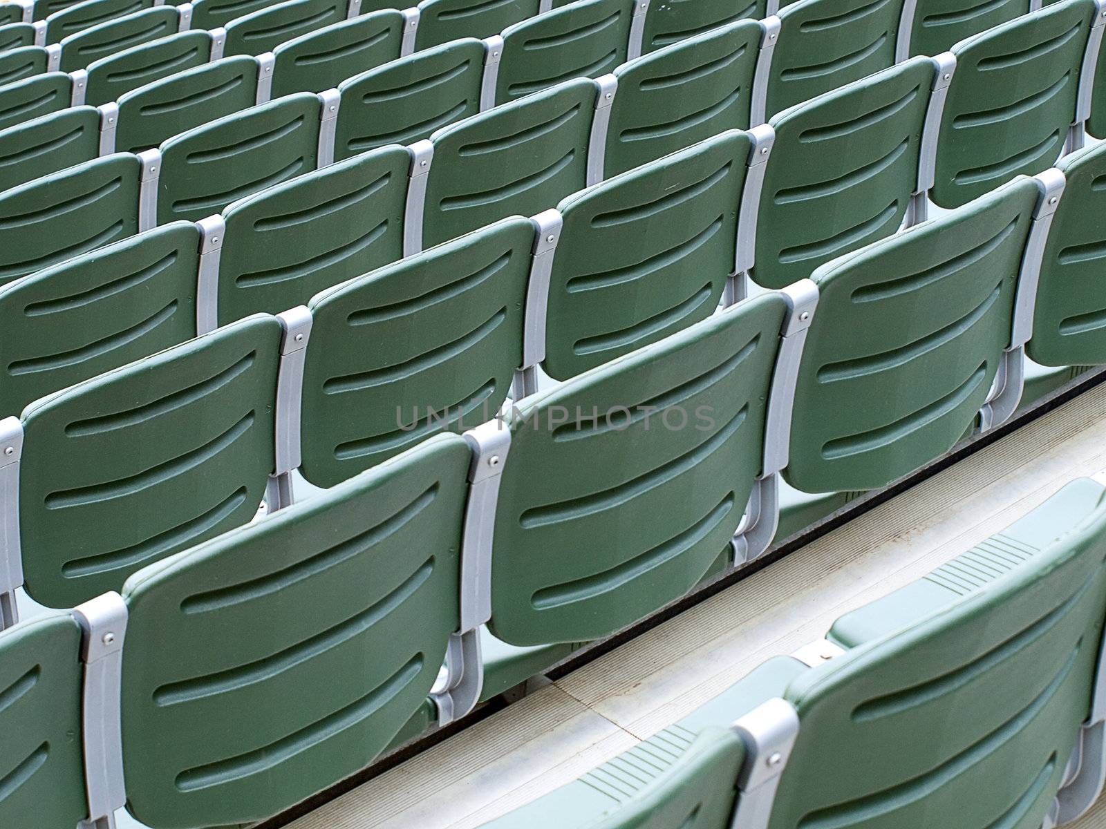 Green Stadium Chairs by watamyr