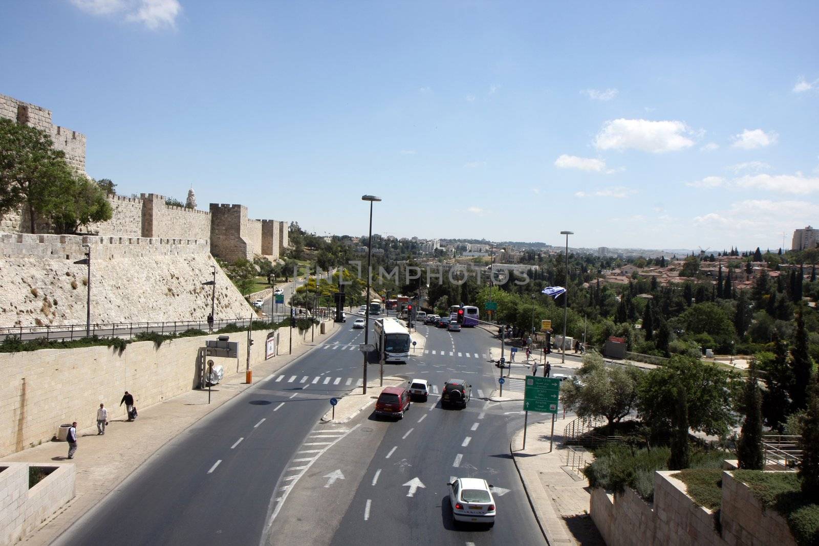 View to Jerusalem from the Jaffa Gate