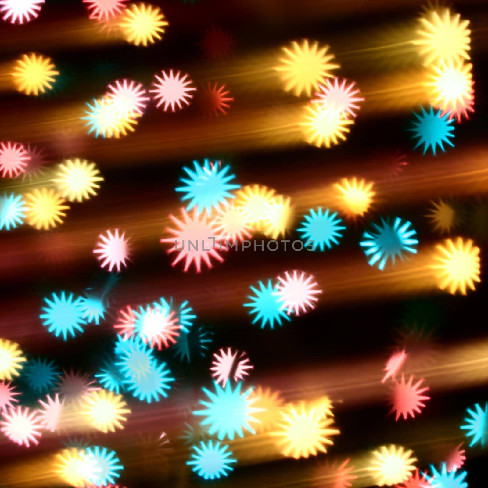 abstract disco  colored stars motion background