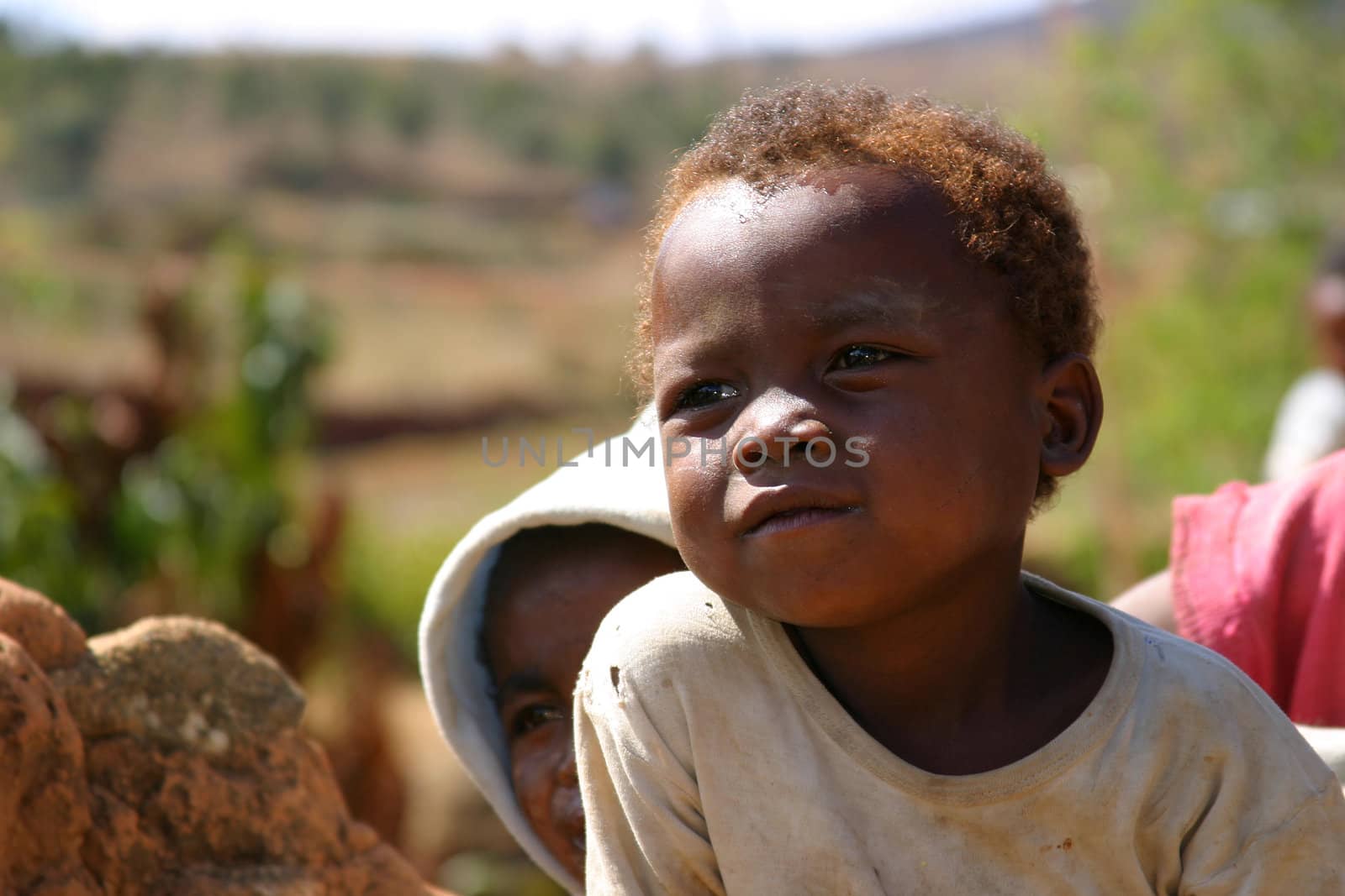 Young child in Madagascar