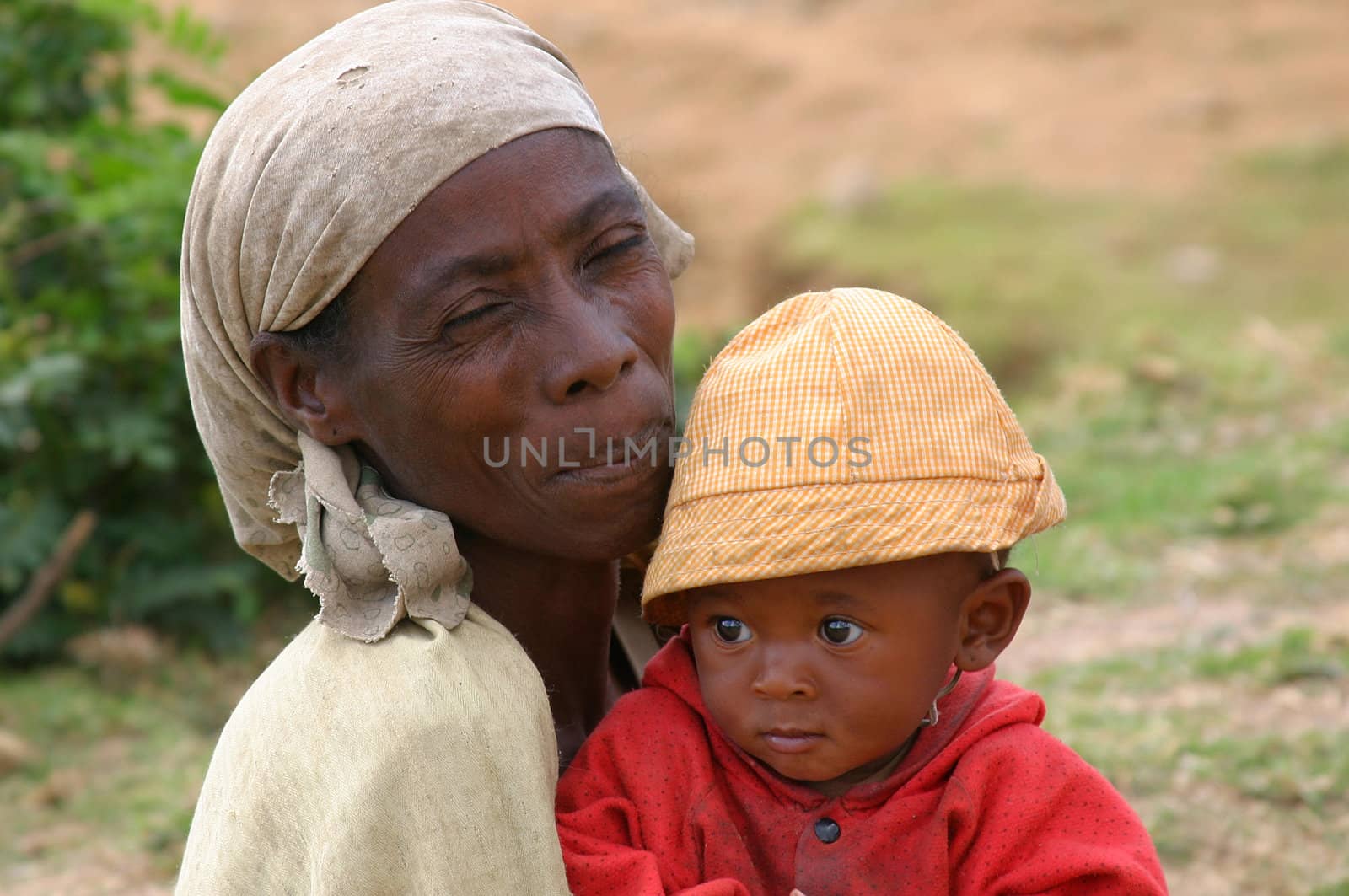 Mother and child in Madagascar
