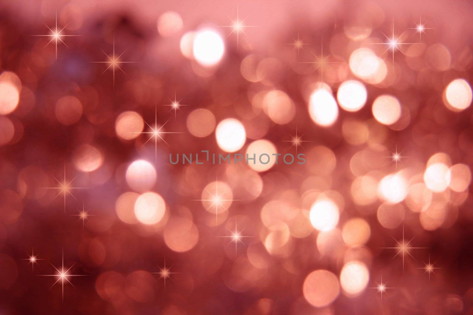 Abstract background of holiday lights