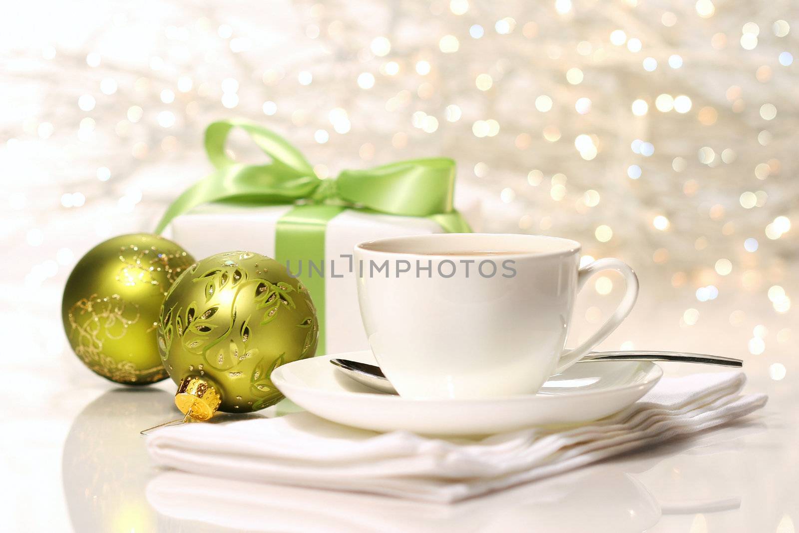 Tea break preparing for Christmas by Sandralise