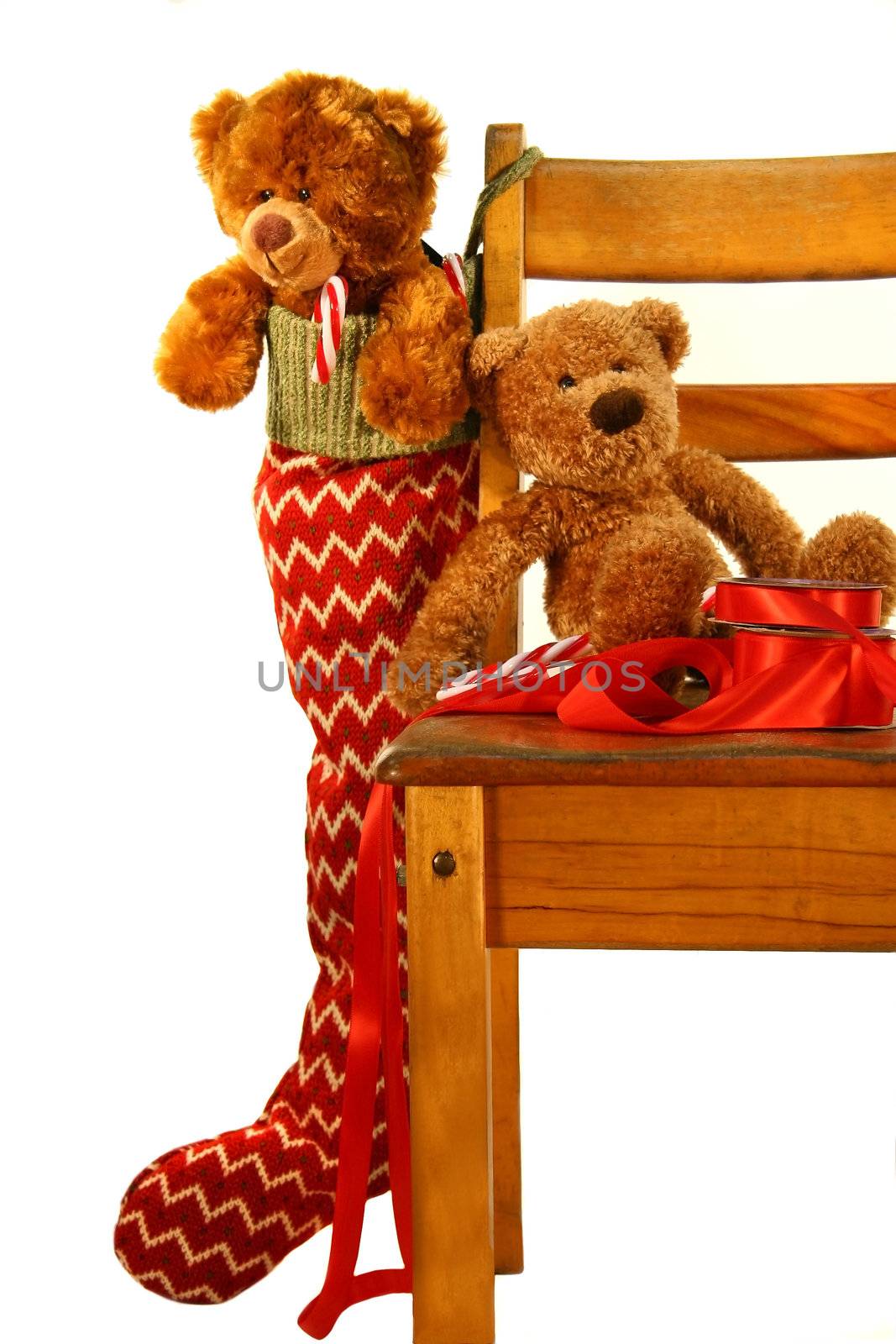 Teddy bear Christmas by Sandralise