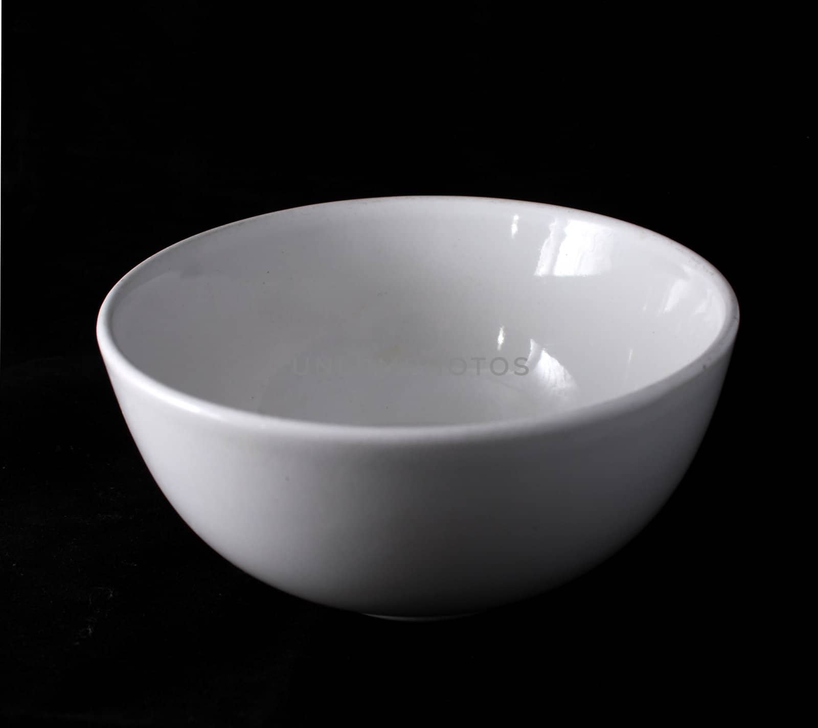 Isolated picture of a white bowl