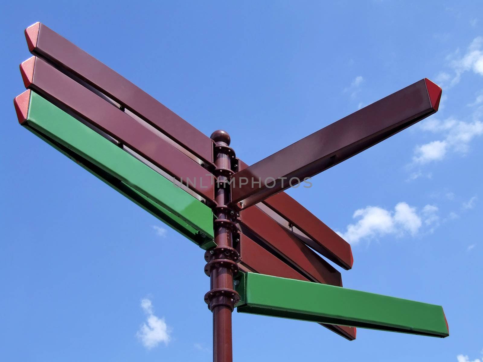 Blank signpost - just add your text